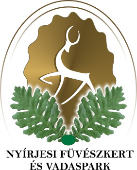 logo Nyírjes Botanical Garden and Wildlife Park (Nyírjes is district of Balassagyarmat)